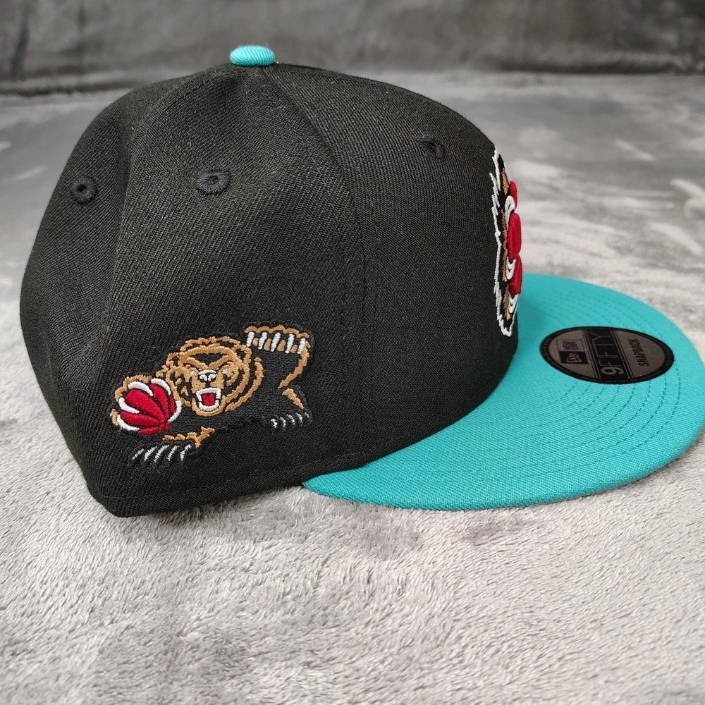New Era Memphis Grizzlies Classic Edition Snapback Hat Cap 9Fifty Black Mens NWT